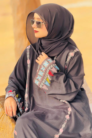 Pistachio Crepe Abaya