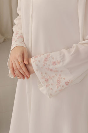 Sky Blue Beaded Abaya
