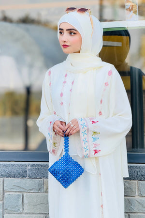 Pistachio Crepe Abaya