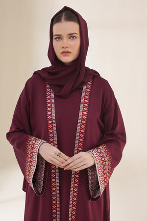 Noir Heritage Black Abaya