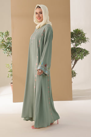 Black Crepe Abaya
