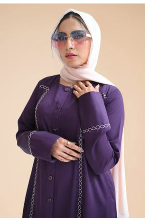 Rose Vale Embroidered Abaya