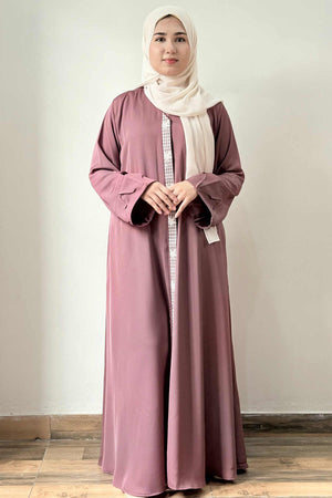 Turkish Rose Embroidered Abaya