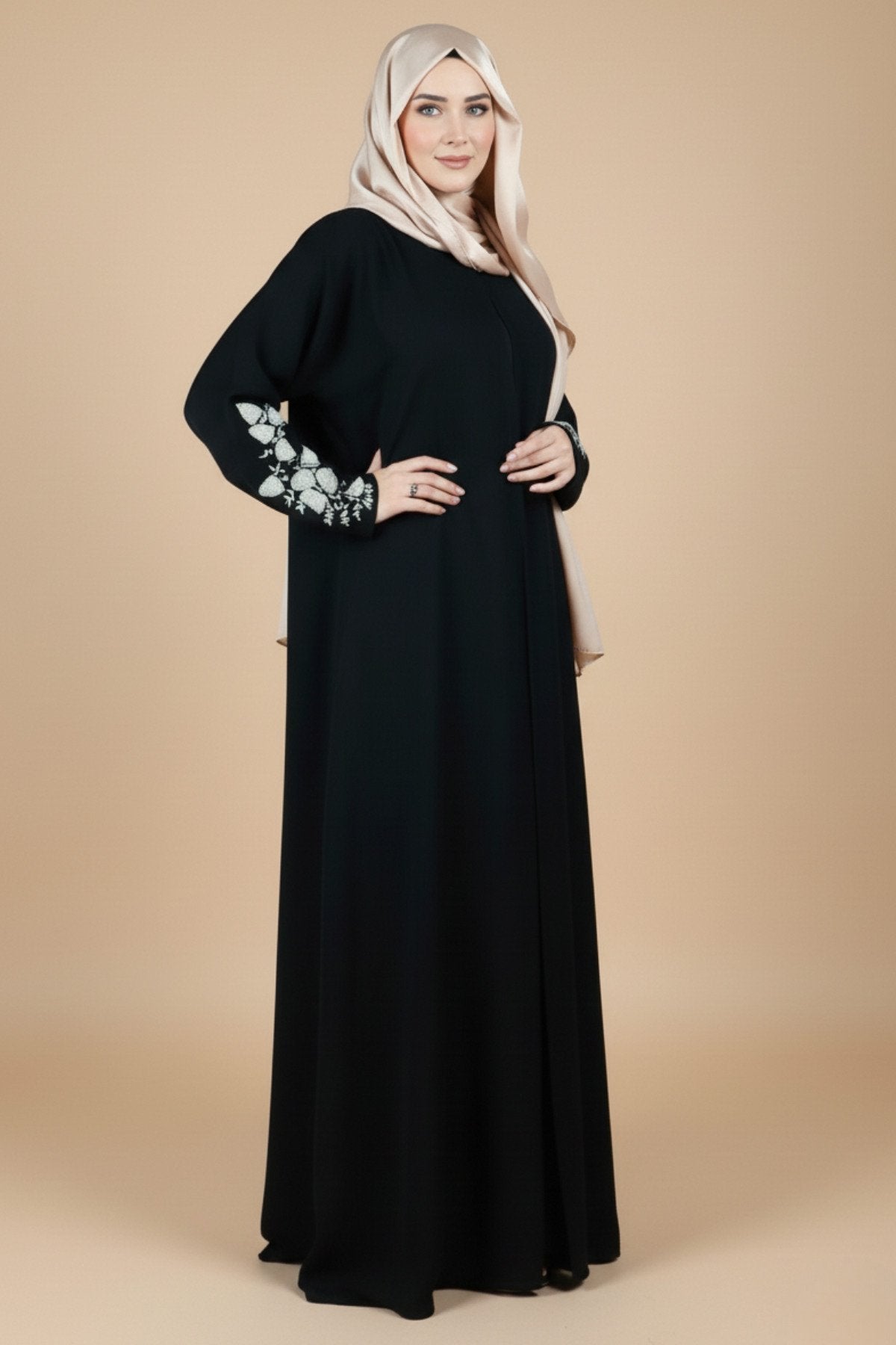 Claret Fixed Baggy Abaya