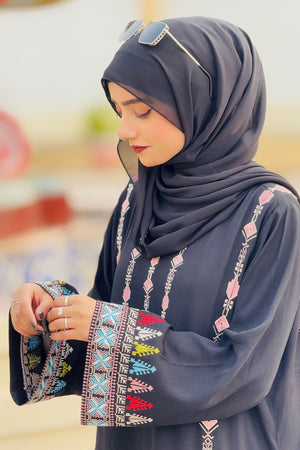 Iceberg Crepe Abaya