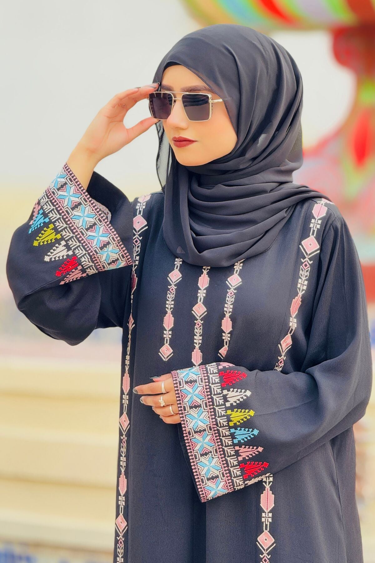 Iceberg Crepe Abaya