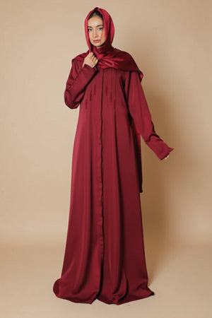 Charcoal Grey Flare Abaya