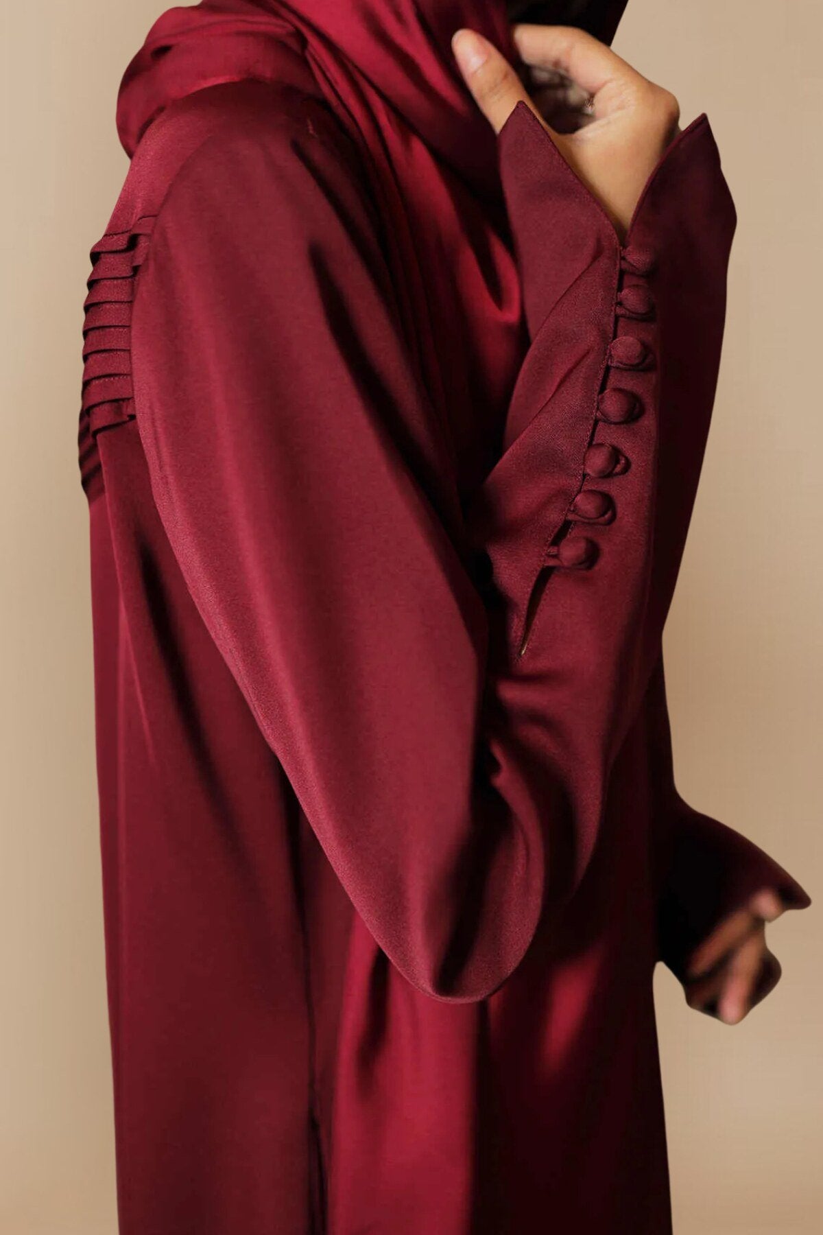 Charcoal Grey Flare Abaya