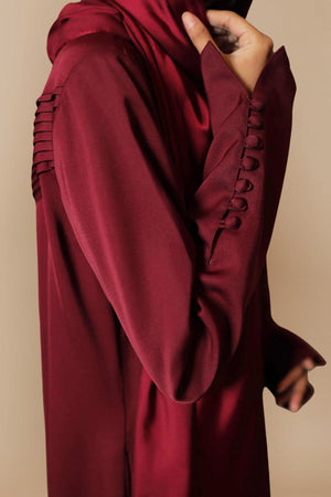 Charcoal Grey Flare Abaya