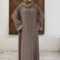 Feather Embroidered Abaya