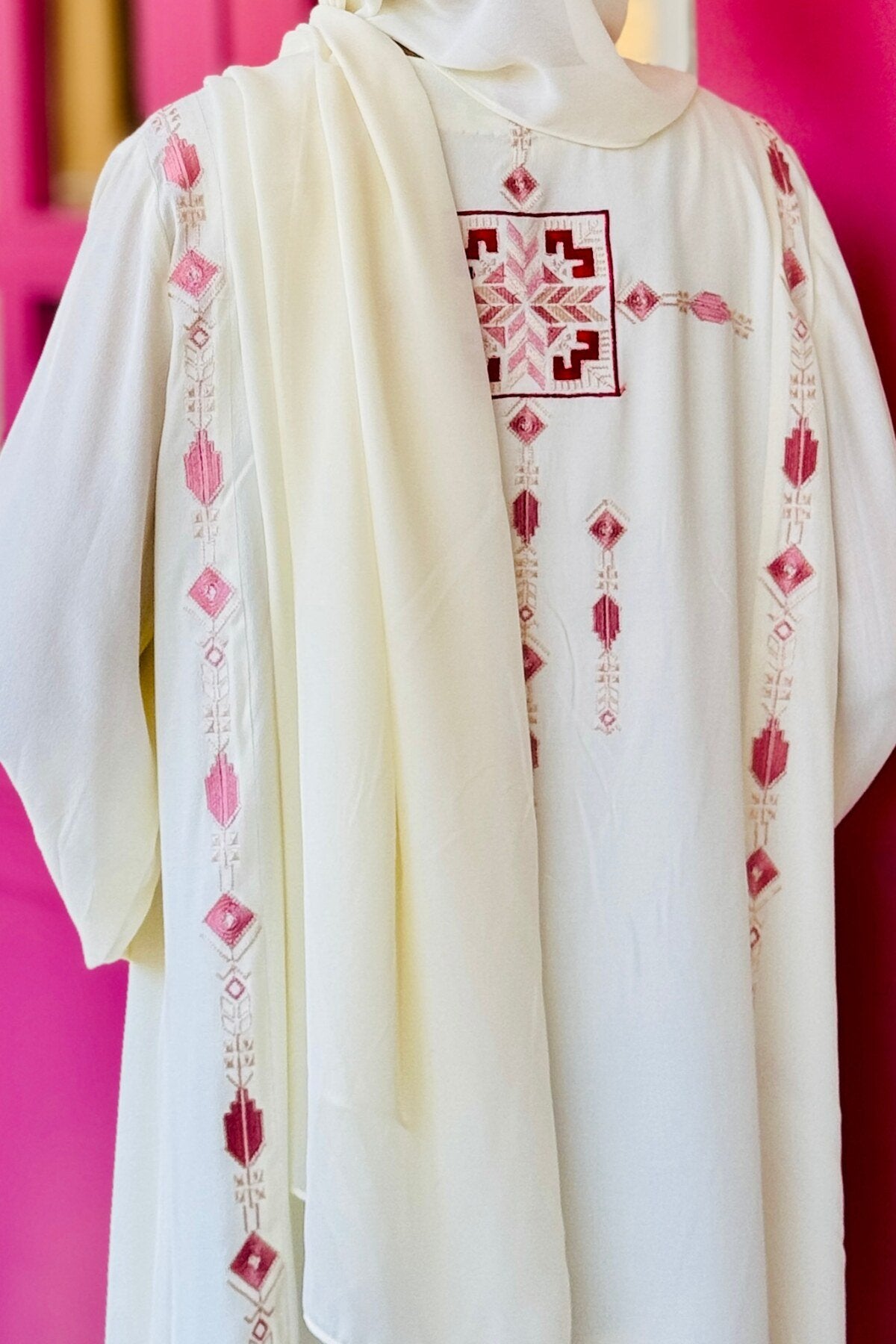 Pistachio Crepe Abaya