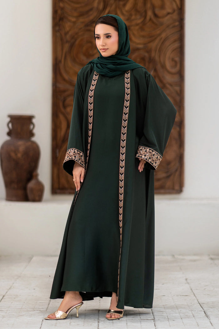 Middle Eastern Embroidered Abaya