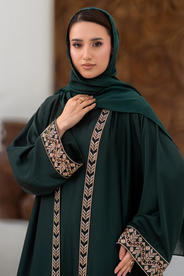 Middle Eastern Embroidered Abaya