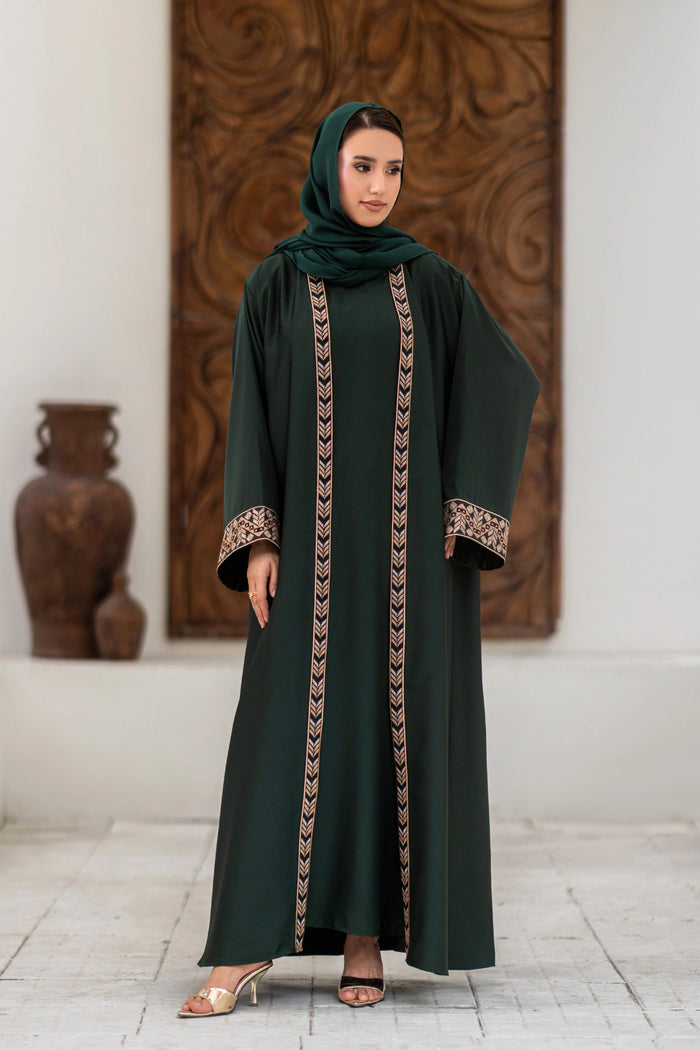 Middle Eastern Embroidered Abaya