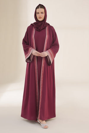 Noir Heritage Black Abaya