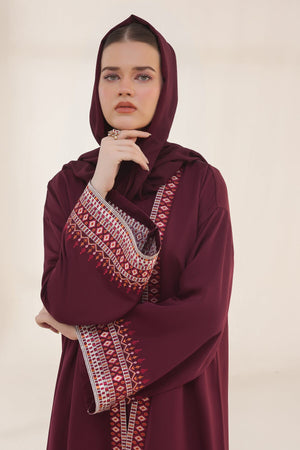Noir Heritage Black Abaya