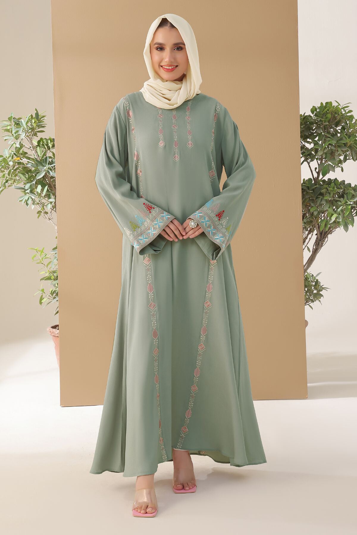 Black Crepe Abaya