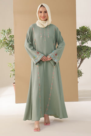 Black Crepe Abaya