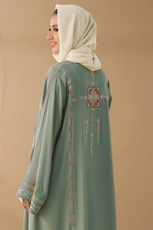 Black Crepe Abaya