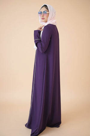 Rose Vale Embroidered Abaya