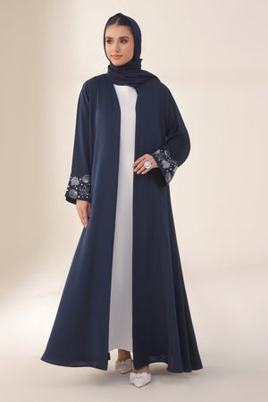 Seashell Embroidered Abaya