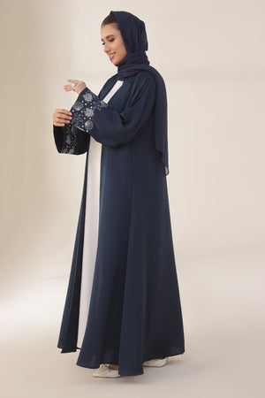 Seashell Embroidered Abaya