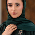 Teal Green Georgette Hijab