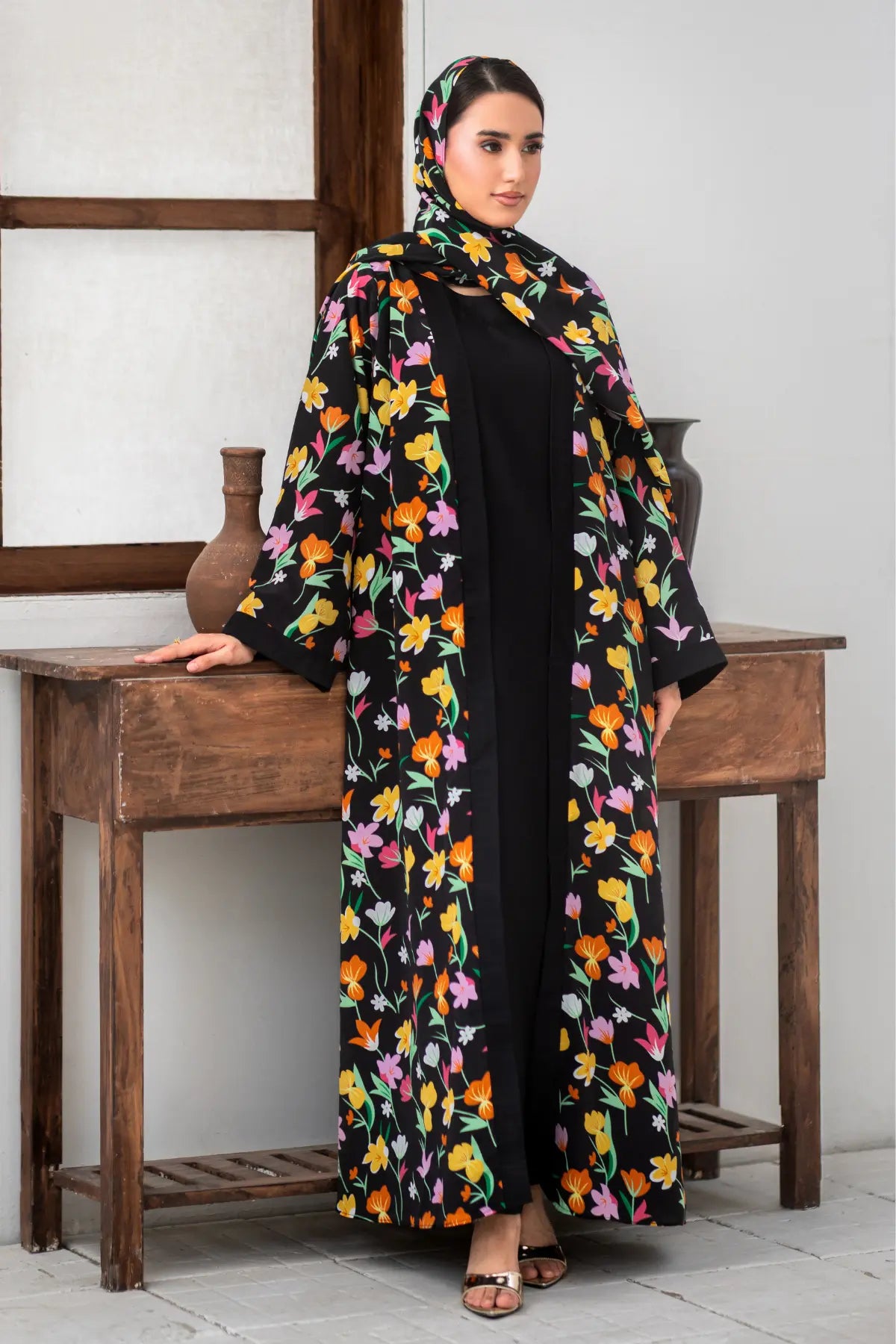 Wildflower Kimono Abaya Set